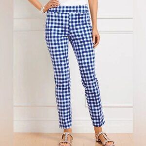 Talbots Chatham Ankle Pants - Gingham - Size 10